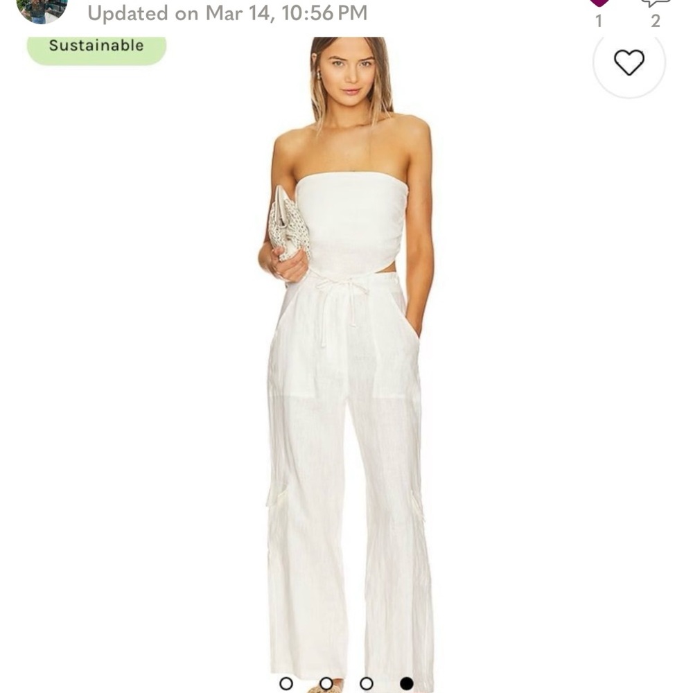 Faithful the Brand Linen Cargo Pants
